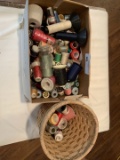 spools of thread various sizes and colors