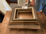 seven miscellaneous picture frames no glass