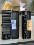 Pittsburgh deep well metric and standard metric socket set