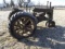 ’35 JOHN DEERE UNSTYLED A, Converted to Rubber, flat spokes, metal seat, w/ book (SN 422659)
