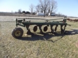 JD (4-18”) 1350/1450 semi mtd plow w/ cush coulters (good)