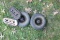 Appliance dolly stair rollers, front wheels for zero turn mower