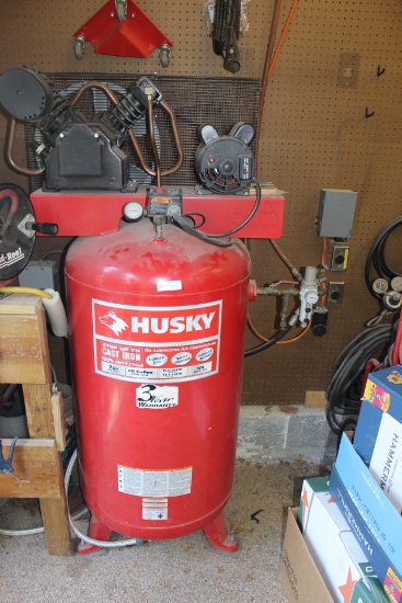 Husky 80 gallon 7 hp Air Compressor-hose is not included