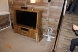 Entertainment Center. Lamp and speaker and TV not included