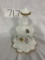 Fenton Bell hand painted by C Hall- Christmas 1998- carnival white