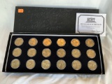(18) $1 Sacagawea Coins w/Box
