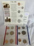 1992 Unc. Coin Set (D & P Mint Marks)