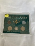 (5) Coin Classic Set: (1) Indian Head, (1) Lincoln Cent, (1) Buffalo, and (1) Liberty Nickels and (1