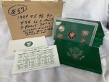 1994, 1995, 1996, 1997 and 1998 US Mint Proof Sets w/Cent, Nickel, Dime, Quarter and Half