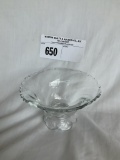 Small Crystal Heisey Dish - Marked