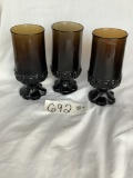 Set of 3 Tiffin Madeira Glasses
