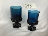 Pair of Tiffin Madeira Glasses