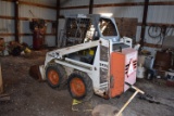 BOBCAT 542B gas skid loader w/ mat. bucket