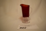 Ruby & Crystal Tiffin, OH Souvenir Pitcher