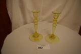Stueben Candle Holders 10