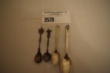 4 pc. Sterling Silver Spoons