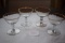 Tiffin Glass w/Gold Trim Stemware (4)