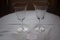 Pair of Tiffin Glass Goblets