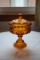 Tiffin Glass Kings Crown Candy Dish