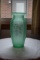 Tiffin Glass Emerald Green Vase