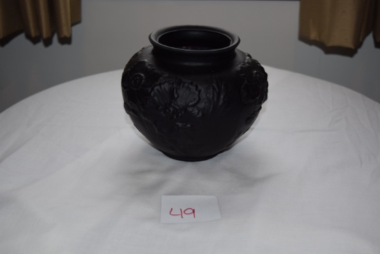Tiffin Black Satin Vase