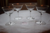 Tiffin Glass Gold Rim Glasses (4)