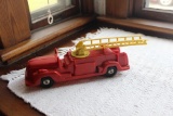 Plastic Red Fire truck with Ladder