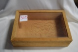 Wooden Glass Top Box