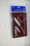 2006 limited edition Burl Wood Knife Gift set