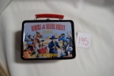 Riders of the Silver Screen Collector Gun knife with Tin Lunch Box