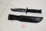 KA-BAR Hunting knife with Belt loop case