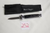 1986 Black Dagger with Belt loop Velcro case