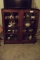 Cherry Book Case with Glass Doors, 17