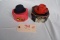 Miniature Hat Boxes W/hats