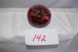 Very Old Paperweight with Butterfly *