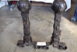 Large Antique Adirons (thought to be out of castle)*