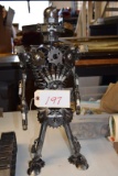 Key West Metal Art Man, made from engine Parts 23in tall*