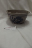 Pottery Bowl Distributed to American Standard Employees at Christmas, Tiffin, Ohio (cracked) (A/S Lo