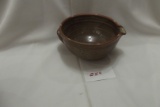 Pottery Bowl with Pour Spout Distributed to American Standard Employees at Christmas, Tiffin, Ohio,