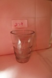 Tiffin Optic Cut Glass Fish Vase - 7