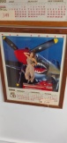 1988 Mac Tools Calendar, Lady with Air Plane