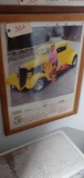 1988 Mac Tools Calendar, Lady with Old Yellow Car