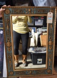 Large Framed Mirror *