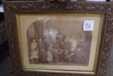 Framed old Family portrait