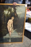 Large Naked Woman in Woods