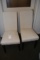 High Back Chairs (Pair)