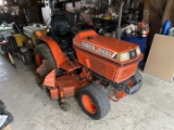 Kubota B1550 w/4WD 1807Hrs., 3pt., PTO, (1 Owner) 60in. deck