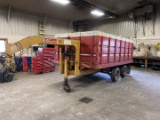 Gooseneck brand gooseneck tandem axle 14ft grain trailer