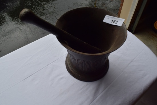 Cast Mortar and Pestle