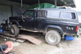 1984 FORD RANGER 4x4 w/riser kit, 6 cyl eng. stick shift, needs alternator